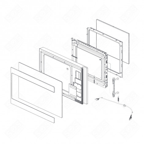 PORTE FOUR MICRO-ONDES - ADC75466008