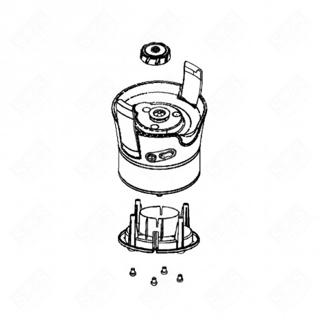 BLOC MOTEUR COMPLET ROBOT MÉNAGER - SS-994364, SS-203258