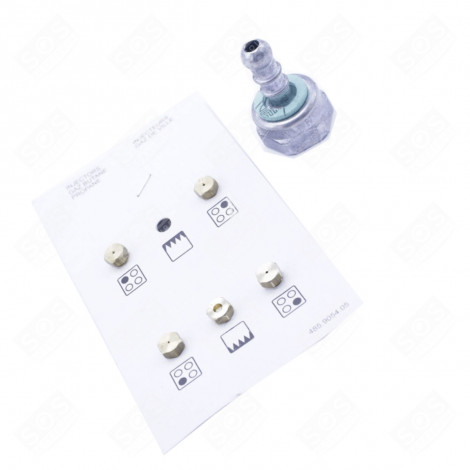 KIT INJECTEURS, GICLEURS BUTANE FOUR, CUISINIÈRE - 4431900171