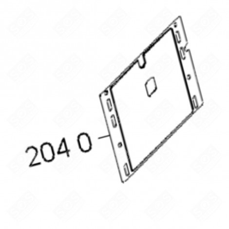 ENSEMBLE PANNEAU DROITE ET GAUCHE REPÈRE 2040 FOUR, CUISINIÈRE - 484000000270, 481060299952