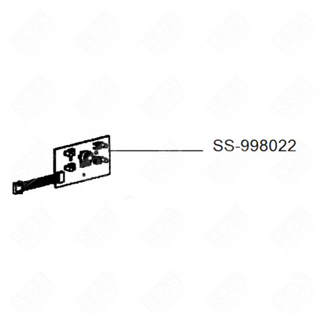 CARTE ÉLECTRONIQUE DE COMMANDE DIVERS PETIT MÉNAGER - SS-203802, SS-7222059688