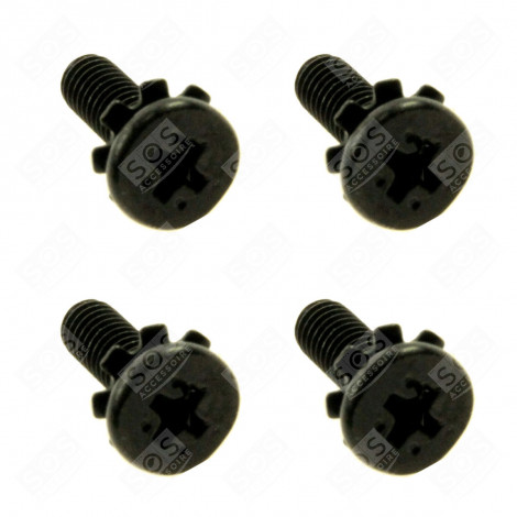 LOT DE 4 VIS PIED (4X12MM) TÉLÉVISION - FAB30016104