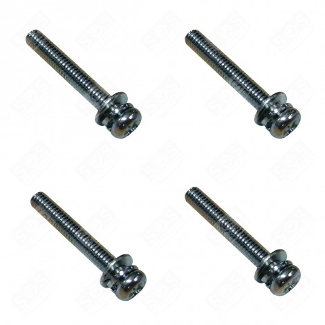 LOT DE 4 VIS RACCORD À ÉCRAN (4X26MM) TÉLÉVISION - FAB30016415