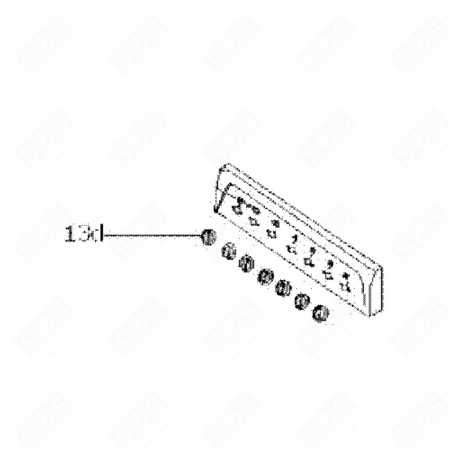 MANETTE THERMOSTAT (REPÈRE 13D) FOUR, CUISINIÈRE - 207100210301