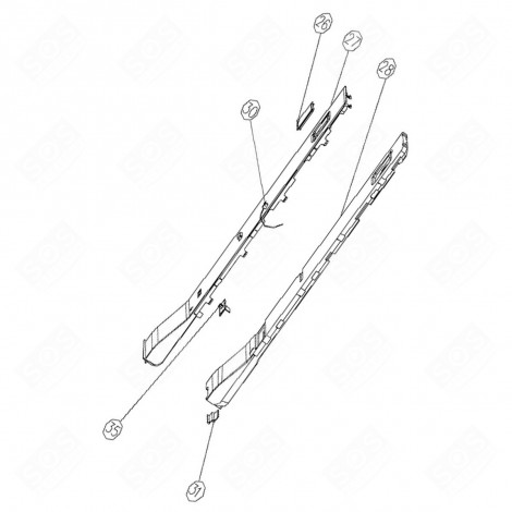 SONDE DE TEMPÉRATURE (REPÈRE N°30) RÉFRIGÉRATEUR, CONGÉLATEUR - 1058070, 53041023