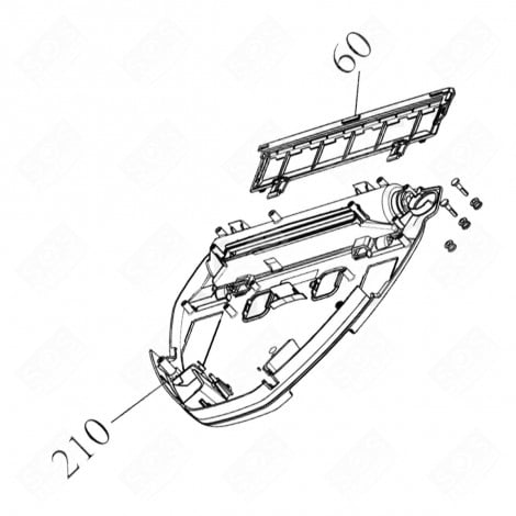 SOCLE (REPÈRE N°210) D'ORIGINE ASPIRATEUR ROBOT - 1184950010