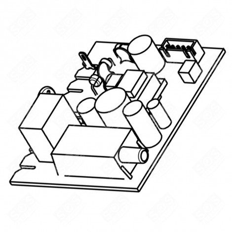 CARTE ÉLECTRONIQUE 50/60HZ 100/240V D'ORIGINE ASPIRATEUR - 2198717106