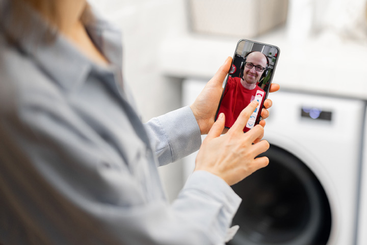 Réparation assistée de votre appareil électroménager en visio